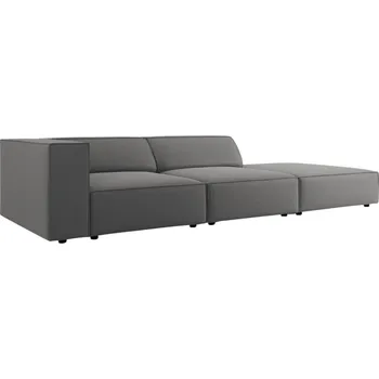 Pohovka Cosmopolitan Design Sametová pohovka Arendal 262 cm, pravá