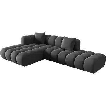 Pohovka Windsor & Co Sametová rohová pohovka Halley 309 cm, levá