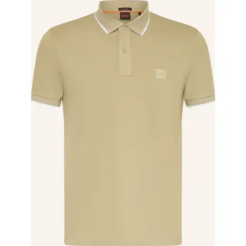 Pánské oblečení Boss Pánská Polokošile Z Piké Passertip, olivová, XL