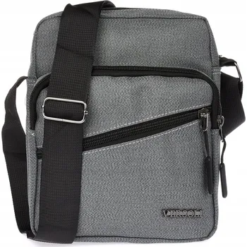 Pánská taška přes rameno sportovní ledvinka brašna šedá