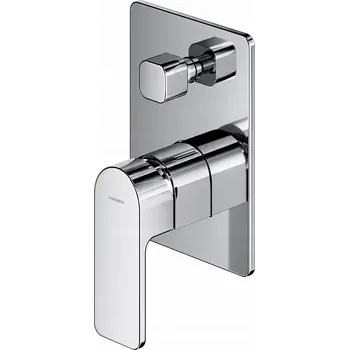 Vodovodní baterie Podomítková vanová a sprchová baterie Omnires Baretti, stříbrná