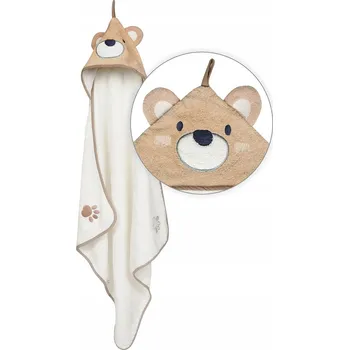 Prostěradlo Deka s kapucí BabyMatex 80 x 80 cm bílá