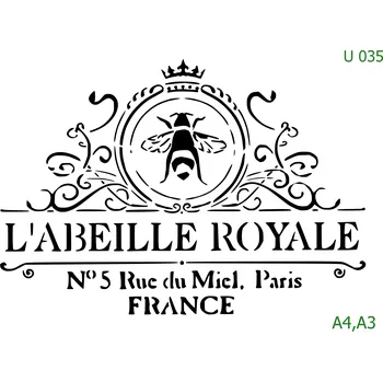 Šablona U 035 - A4 , Nelepící folie