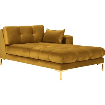 Otoman Micadoni Sametová lenoška Mamaia 185 cm, pravá