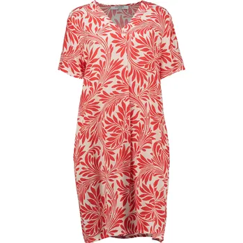 Dámské šaty Zabaione dámské šaty se vzorem Romyy červené Velikost: XXL