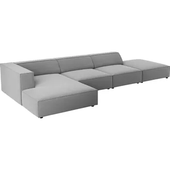 Pohovka Cosmopolitan Design Sametová rohová pohovka Arendal 341 cm, levá