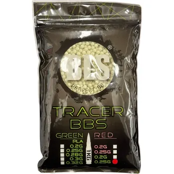 Airsoftová kulička Airsoft kuličky BB BLS Tracer (Nasvětlovací) 0.25g/4000 (green)
