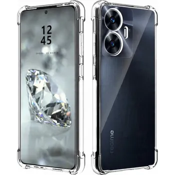 Pouzdro na mobilní telefon Zadní Kryt BBE CASE pro Realme C55 4G průhledné