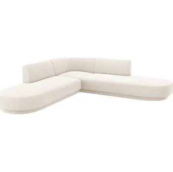 Pohovka Micadoni Sametová rohová pohovka Miley 248 cm