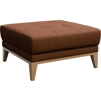 Taburet Mesonica Kožená podnožka Musso Tufted