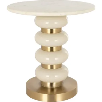 Toaletní stolek Richmond Mramorový odkládací stolek Boann 46 cm