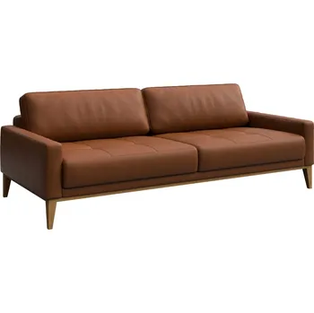 Pohovka Mesonica Kožená pohovka Musso Tufted 211 cm