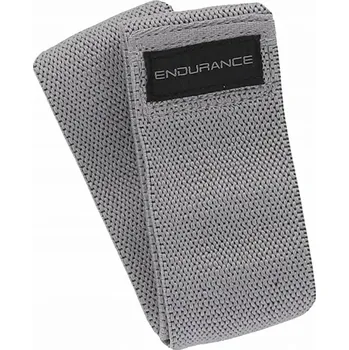 TEXTILNÍ POSILOVACÍ GUMA POWER BAND NA CVIČENÍ ENDURANCE 1010 FROST GREY