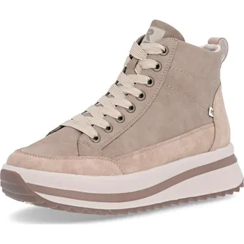 Dámské kozačky Dámská kotníková obuv RIEKER W3871-60 béžová W5 42