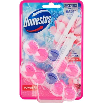 WC čistič Domestos Power 5 Magnolia WC tuhý blok 2 x 50 g