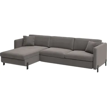 Pohovka Micadoni Sametová rozkládací pohovka Gloria 260 cm, levá