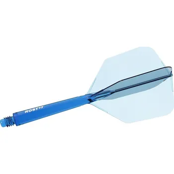 Šipka Cuesoul ROST 77 průhledné modré, Big Wing letky a dlouhé násadky