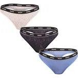3PACK dámská tanga HUGO vícebarevná (50535265 961) XS Možnost vrácení zboží ZDARMA do 120 dnů!