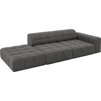 Pohovka Cosmopolitan Design Sametová pohovka Chicago 262 cm, levá