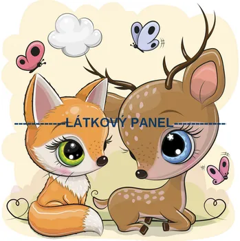 Látkový panel - Dětský - DE-19 Velikost: 30x30cm, Materiál: Kočárkovina