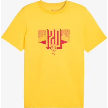 PUMA Bavlněné tričko k výročí 120 let klubu RC Lens pro dospělé L ŽLUTÁ