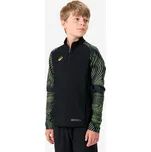 KIPSTA Dětská mikina se zipem u krku Club Wavy 7 LET ČERNÁ