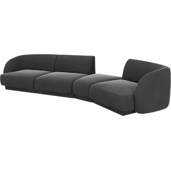 Pohovka Micadoni Sametová pohovka Miley 327 cm