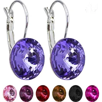 Šperk Elegantní visací naušnice s krystaly Swarovski