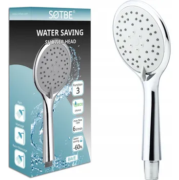 Sprchová hlavice Sprchová Hlavice do sprchy, úsporná, tlaková, pro sprchový kout