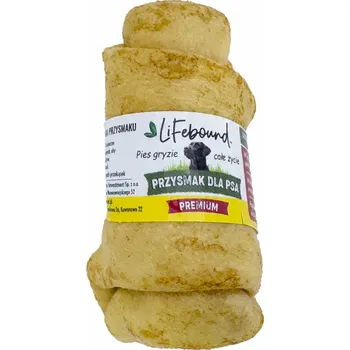 Pamlsek pro psa Přírodní žvýkací kost pro psy s příchutí sýra, velikost S, 1 ks