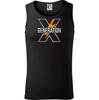 Pánské termoprádlo Generace X (Gen X) - Oranžové X - Tílko pánské Core - 2XL ( Černá )