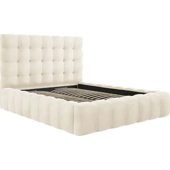 Postel Micadoni Sametová postel Mamaia 160 x 200 cm s úložným prostorem