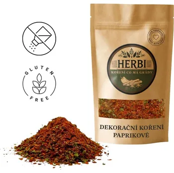 Koření Herbi Dekorační koření PAPRIKOVÉ, 50 g – barva a vůně pro maso i zeleninu