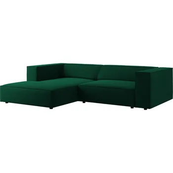 Pohovka Cosmopolitan Design Sametová rohová pohovka Arendal 224 cm, levá