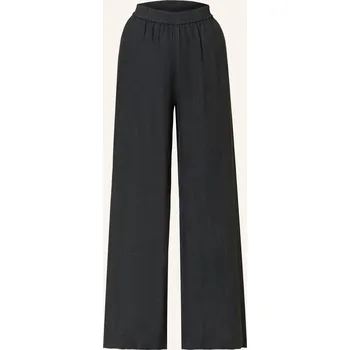 Lilienfels Dámské Lněné Kalhoty, černá, 34