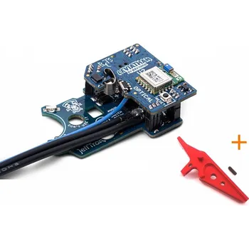 Airsoft JeffTron JeffTron LEVIATHAN V2 Optical (do pažby) + CNC spoušť FLAT - Červená
