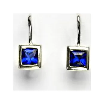 Náušnice Zlaté náušnice, zirkon spinel, bílé i žluté zlato - NK 1030