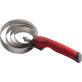 Čištění pro koně Kovové hřbílko HIPPOTONIC kovové červené