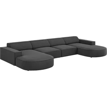 Pohovka Micadoni Sametová rohová pohovka Jodie 364 cm