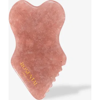 Masážní kámen ROSENTAL Ogranics Gua Sha kámen jahodový křemen