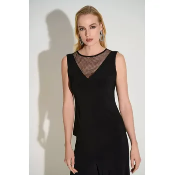 Dámské tričko JOSEPH RIBKOFF dámské tílko černé s kamínky