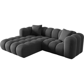 Pohovka Windsor & Co Sametová rohová pohovka Halley 242 cm, levá