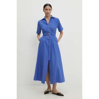 Dámské šaty Bavlněné šaty Answear.LAB 6948.td modrá 55X, vel. XS