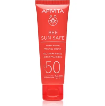 Apivita Bee Sun Safe Hydra Fresh Face Gel-Cream SPF50 hydratační gel krém SPF 50 50 ml