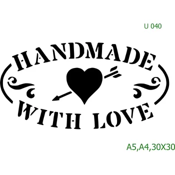 Šablona U 040 - A4 , Nelepící folie