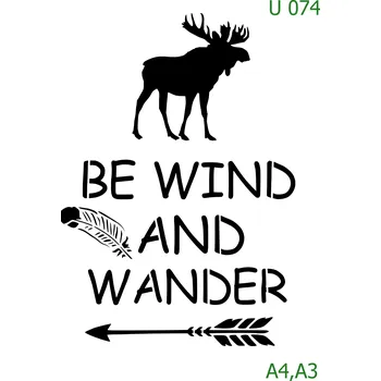 Šablona U 074 - A3 , Nelepící folie