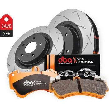 Brzda na kolo DBA Brzdový Kit 4000 Series T3 Drážkování & Xtreme Performance Brzdový destičky DBA42208S-1774XP