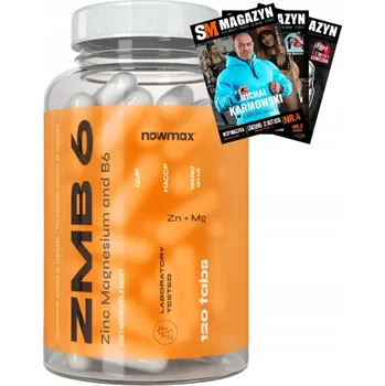 NOWMAX ZMB6 120 TABLET - PODPORA SVALŮ A REGENERACE - SÍLA A VÝKON