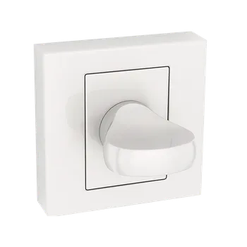 Dveřní kování Kuchinox ROZETA hranatá wc satyna