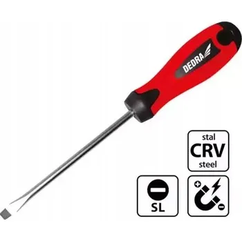Šroubovák DEDRA ŠROUBOVÁK PLOCHÝ 4x100MM CrV 06A003